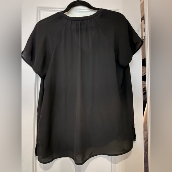 Old navy Black Womens Mesh Flowy Blouse - Picture 7 of 10